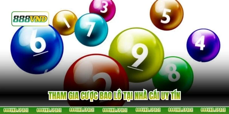 Tham gia cược bao lô tại nhà cái uy tín
